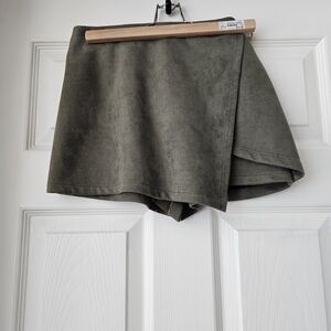 Olive Green Women's Shorts